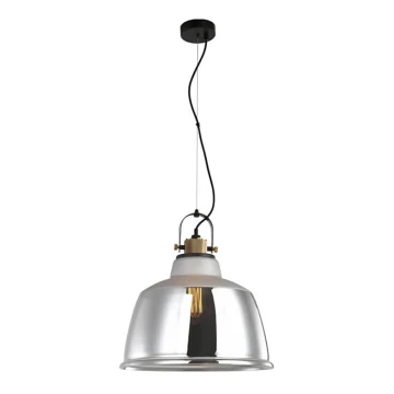 Chandelier on a string ASGARD 1xE27/11W/230V silver