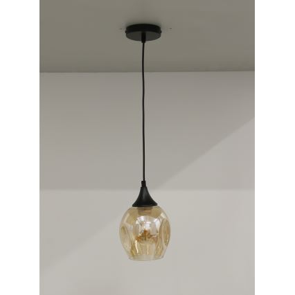 Chandelier on a string ASPA 1xE27/40W/230V black