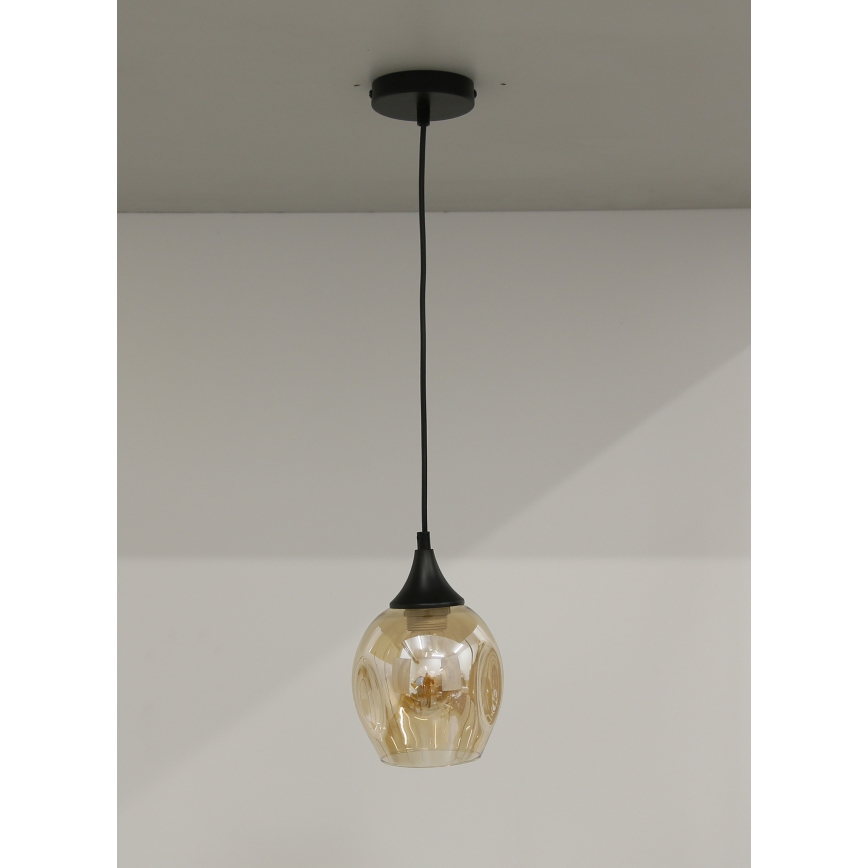 Chandelier on a string ASPA 1xE27/40W/230V black