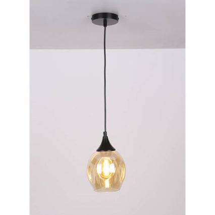 Chandelier on a string ASPA 1xE27/40W/230V black