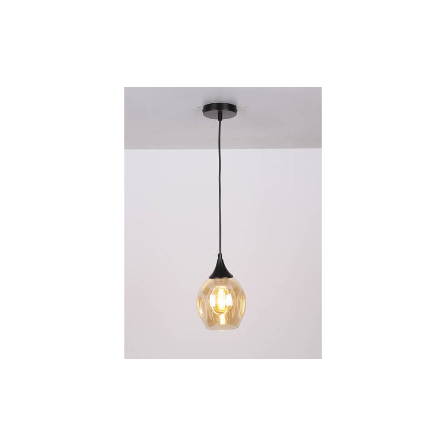 Chandelier on a string ASPA 1xE27/40W/230V black