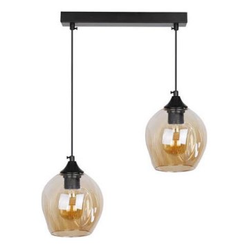 Chandelier on a string ASPA 2xE27/40W/230V black