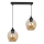Chandelier on a string ASPA 2xE27/40W/230V black
