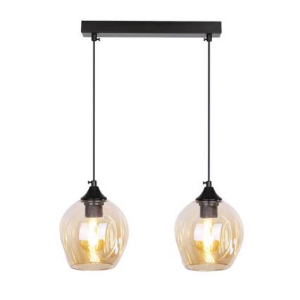 Chandelier on a string ASPA 2xE27/40W/230V black