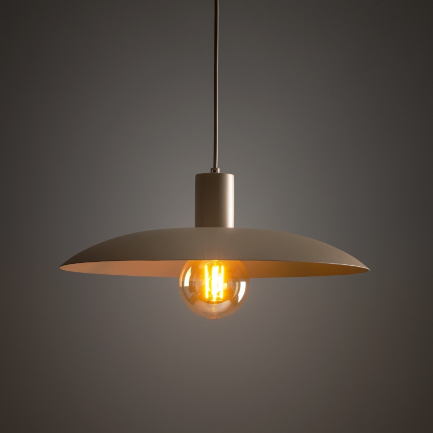 Chandelier on a string ASTRA 1xE27/15W/230V d. 41 cm beige