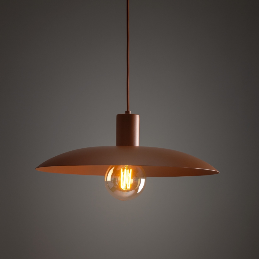 Chandelier on a string ASTRA 1xE27/15W/230V d. 41 cm brick