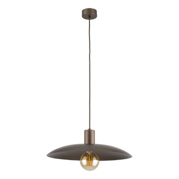 Chandelier on a string ASTRA 1xE27/15W/230V d. 41 cm brown