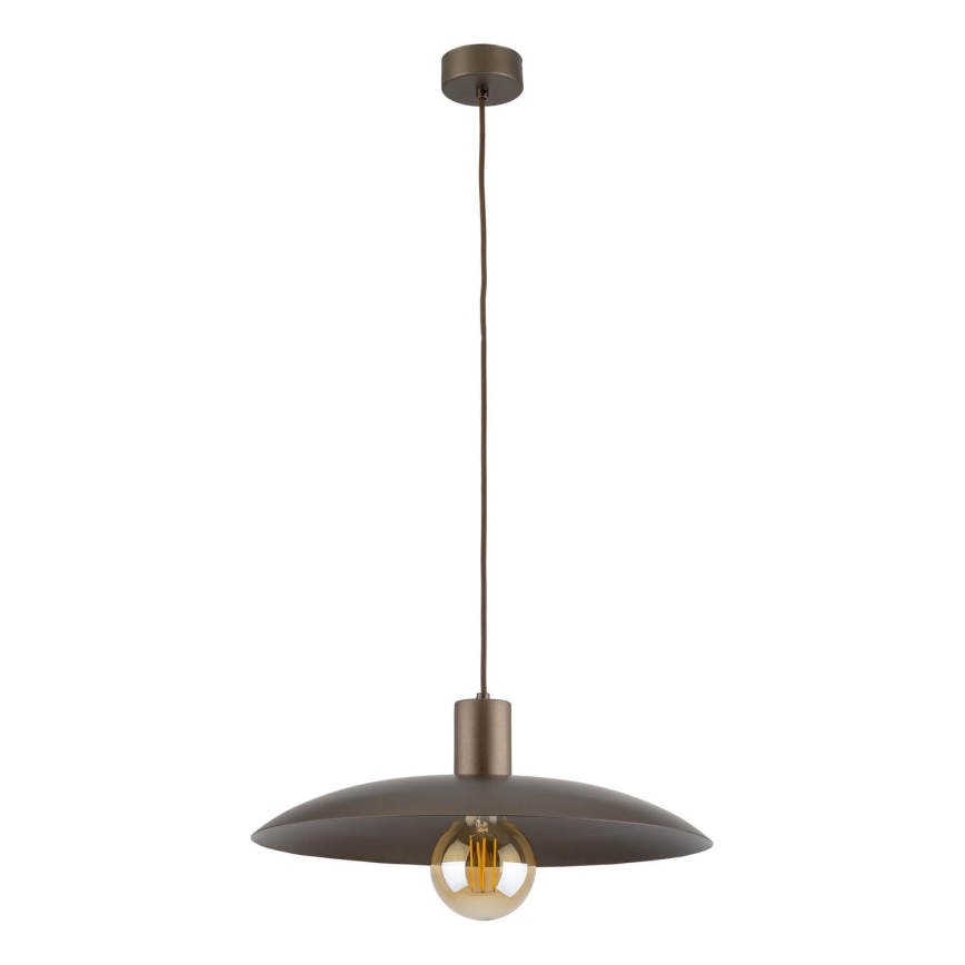 Chandelier on a string ASTRA 1xE27/15W/230V d. 41 cm brown