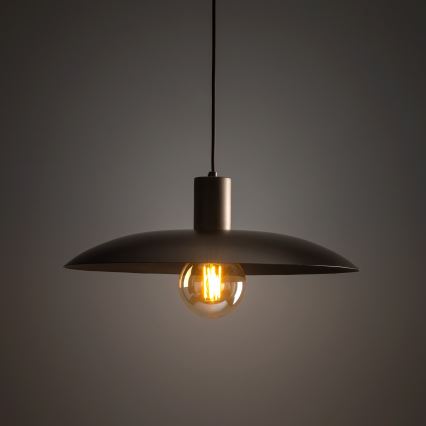 Chandelier on a string ASTRA 1xE27/15W/230V d. 41 cm brown