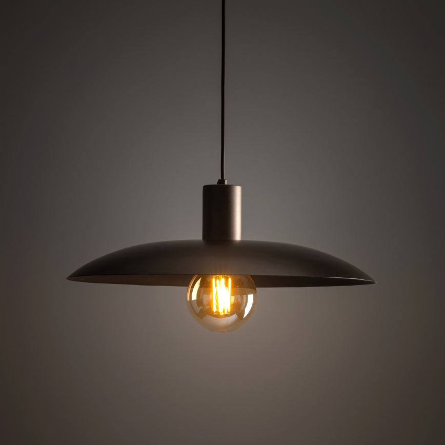 Chandelier on a string ASTRA 1xE27/15W/230V d. 41 cm brown
