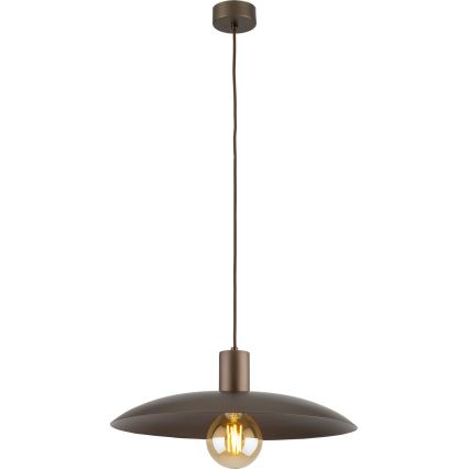 Chandelier on a string ASTRA 1xE27/15W/230V d. 41 cm brown