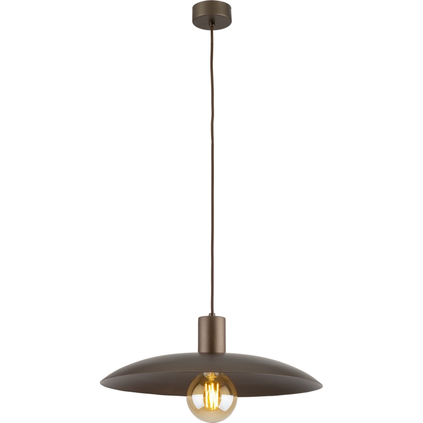 Chandelier on a string ASTRA 1xE27/15W/230V d. 41 cm brown