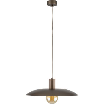 Chandelier on a string ASTRA 1xE27/15W/230V d. 41 cm brown