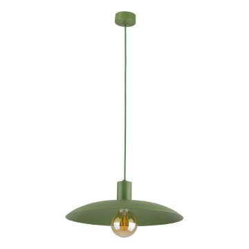 Chandelier on a string ASTRA 1xE27/15W/230V d. 41 cm green