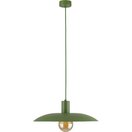 Chandelier on a string ASTRA 1xE27/15W/230V d. 41 cm green