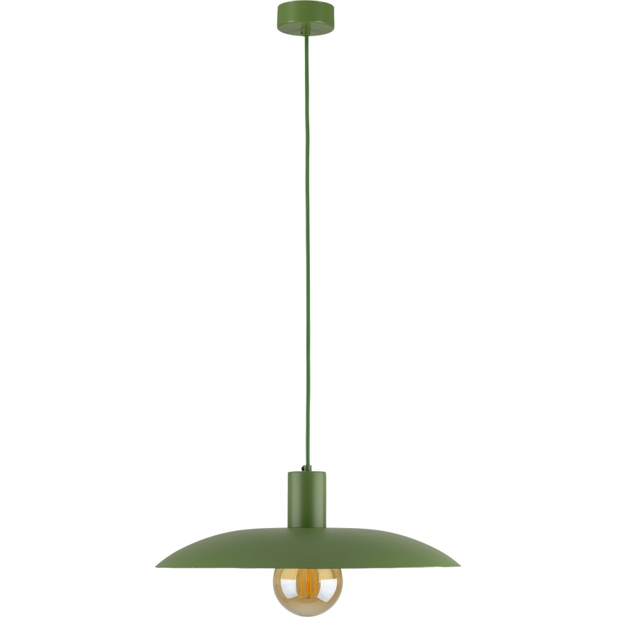 Chandelier on a string ASTRA 1xE27/15W/230V d. 41 cm green