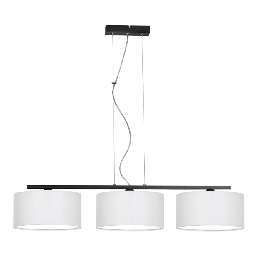 Chandelier on a string ASTRA 3xE27/60W/230V white