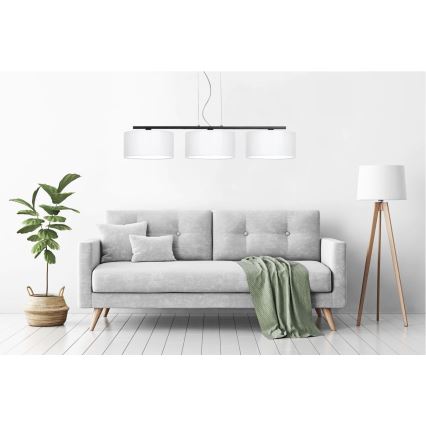 Chandelier on a string ASTRA 3xE27/60W/230V white