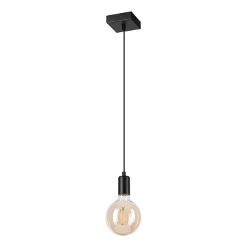 Chandelier on a string ASTRID 1xE27/60W/230V matte black