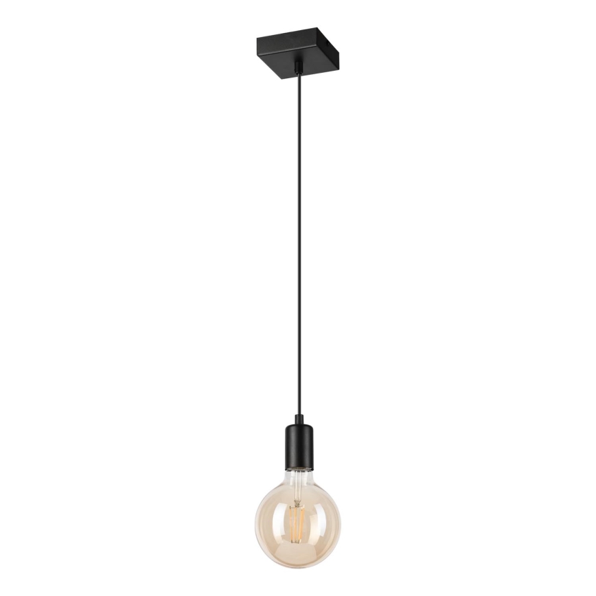 Chandelier on a string ASTRID 1xE27/60W/230V matte black