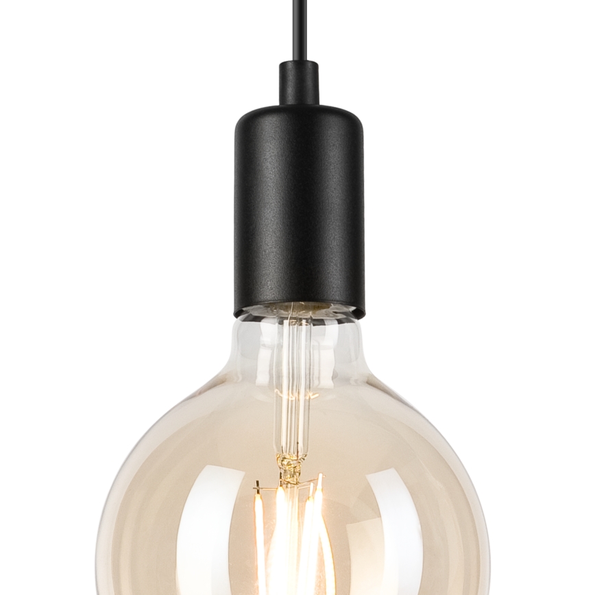 Chandelier on a string ASTRID 1xE27/60W/230V matte black