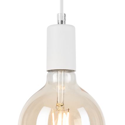 Chandelier on a string ASTRID 1xE27/60W/230V white