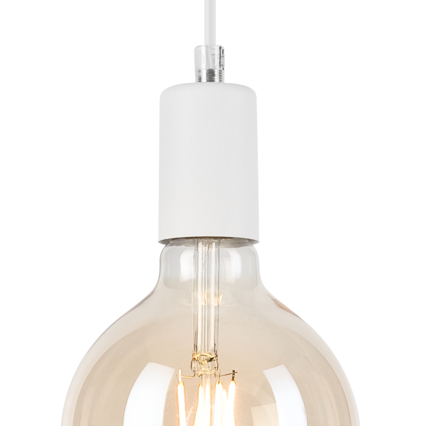 Chandelier on a string ASTRID 1xE27/60W/230V white