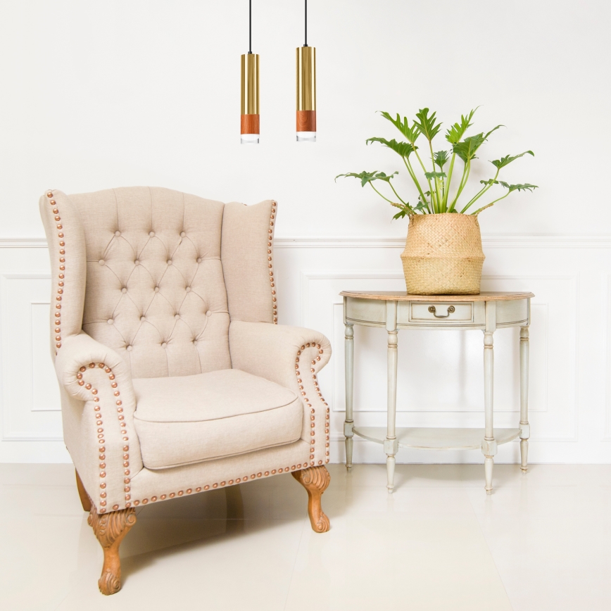 Chandelier on a string AURELIA 2xGU10/10W/230V