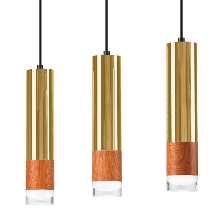 Chandelier on a string AURELIA 3xGU10/10W/230V