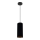Chandelier on a string AVALO 1xE27/60W/230V black