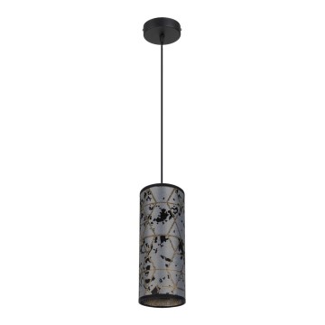Chandelier on a string AVALO 1xE27/60W/230V grey/black