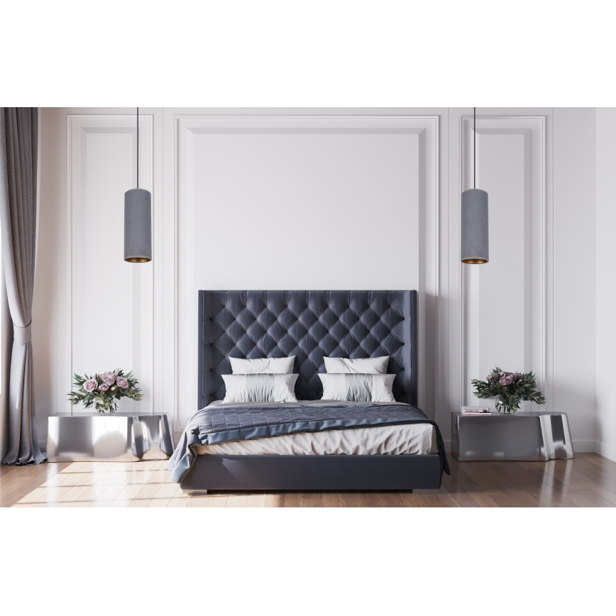 Chandelier on a string AVALO 1xE27/60W/230V grey