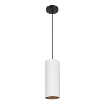 Chandelier on a string AVALO 1xE27/60W/230V white/copper