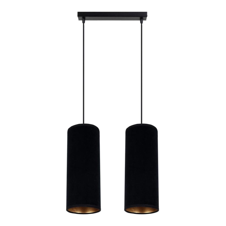 Chandelier on a string AVALO 2xE27/60W/230V black