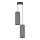 Chandelier on a string AVALO 2xE27/60W/230V d. 20 cm grey