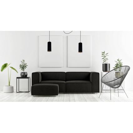 Chandelier on a string AVALO 2xE27/60W/230V spider black