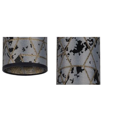 Chandelier on a string AVALO 2xE27/60W/230V spider grey/black