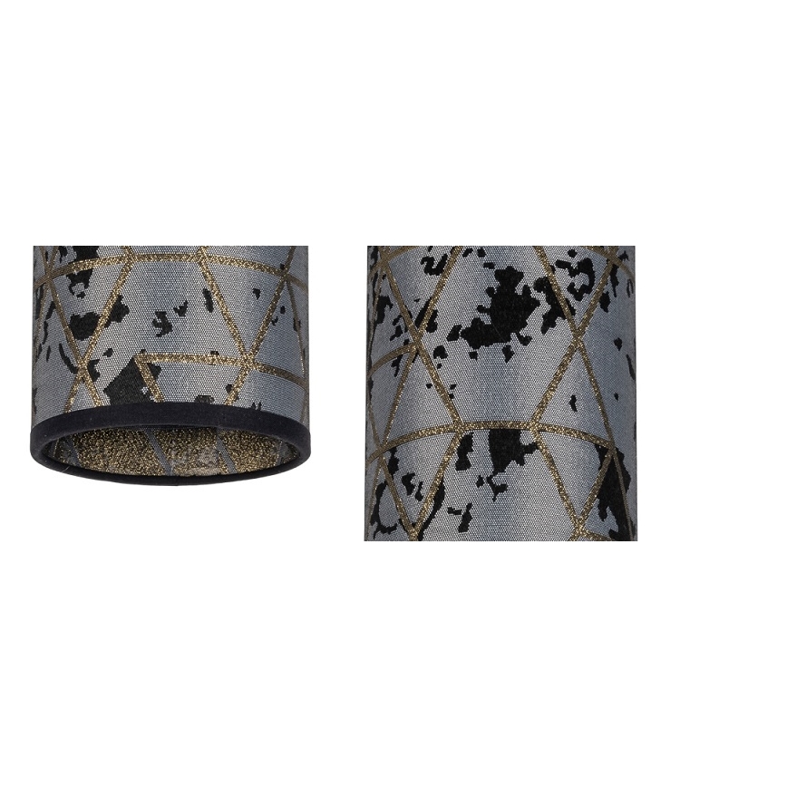 Chandelier on a string AVALO 2xE27/60W/230V spider grey/black
