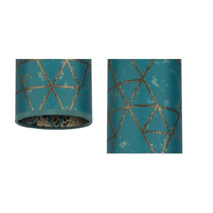 Chandelier on a string AVALO 2xE27/60W/230V spider turquoise/gold