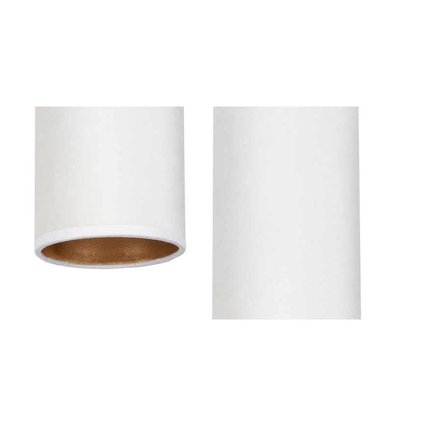 Chandelier on a string AVALO 2xE27/60W/230V spider white/copper