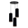 Chandelier on a string AVALO 3xE27/60W/230V d. 35 cm black
