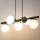 Chandelier on a string AVOLA 5xG9/12W/230V black