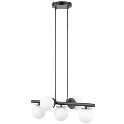 Chandelier on a string AVOLA 5xG9/12W/230V black