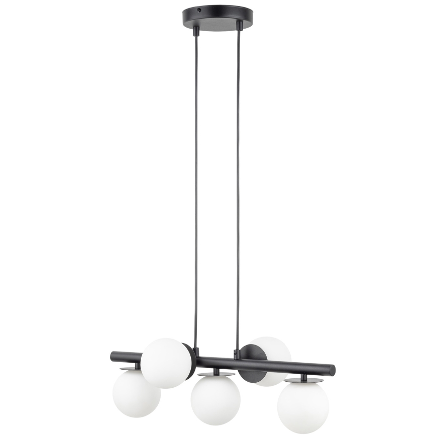 Chandelier on a string AVOLA 5xG9/12W/230V black