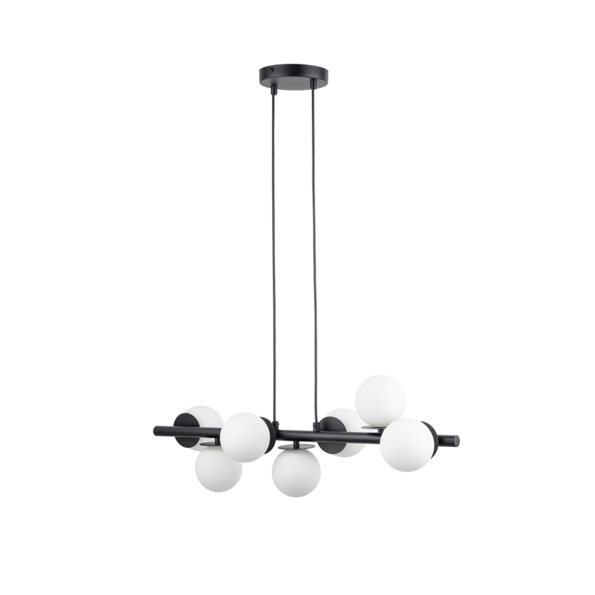 Chandelier on a string AVOLA 7xG9/12W/230V black