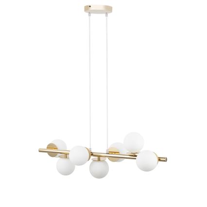 Chandelier on a string AVOLA 7xG9/12W/230V gold