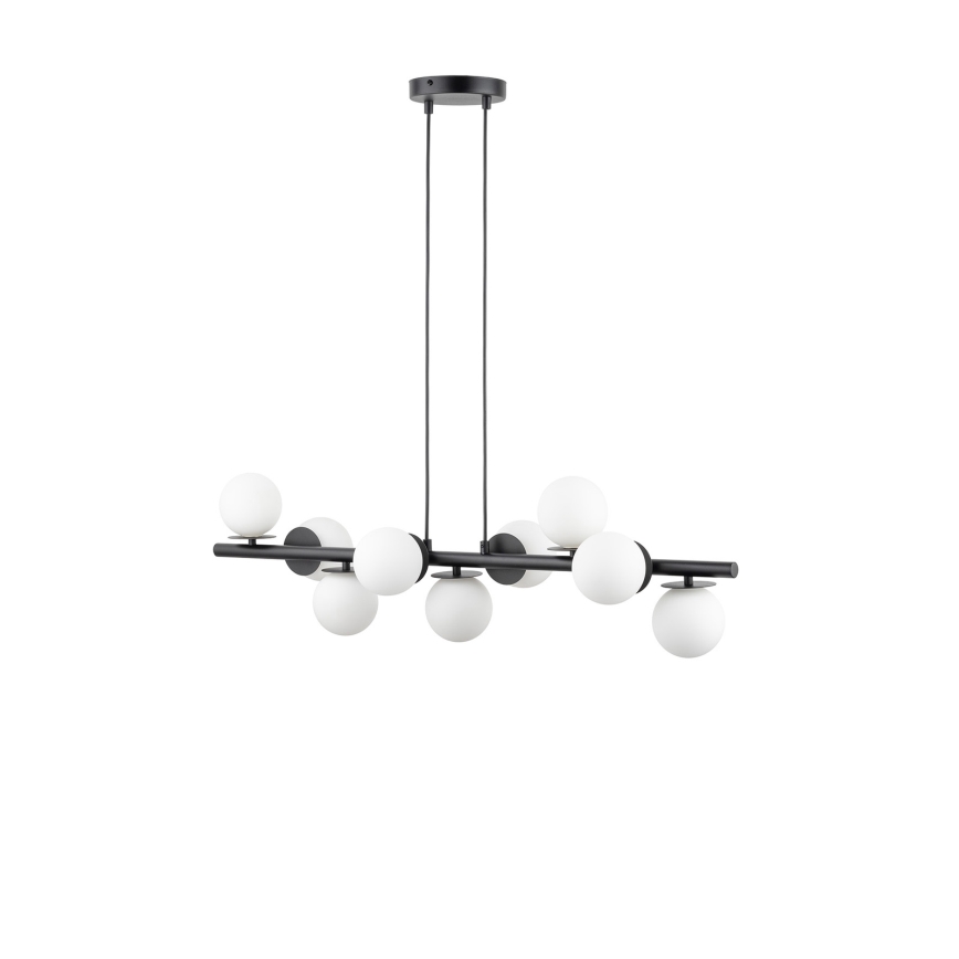 Chandelier on a string AVOLA 9xG9/12W/230V black