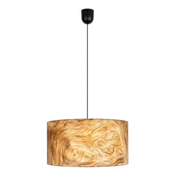 Chandelier on a string AXEL 1xE27/60W/230V beige/brown d. 40cm
