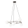 Chandelier on a string AZURA 6xE14/10W/230V black/white