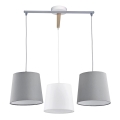 Chandelier on a string BALANCE 3xE27/60W/230V